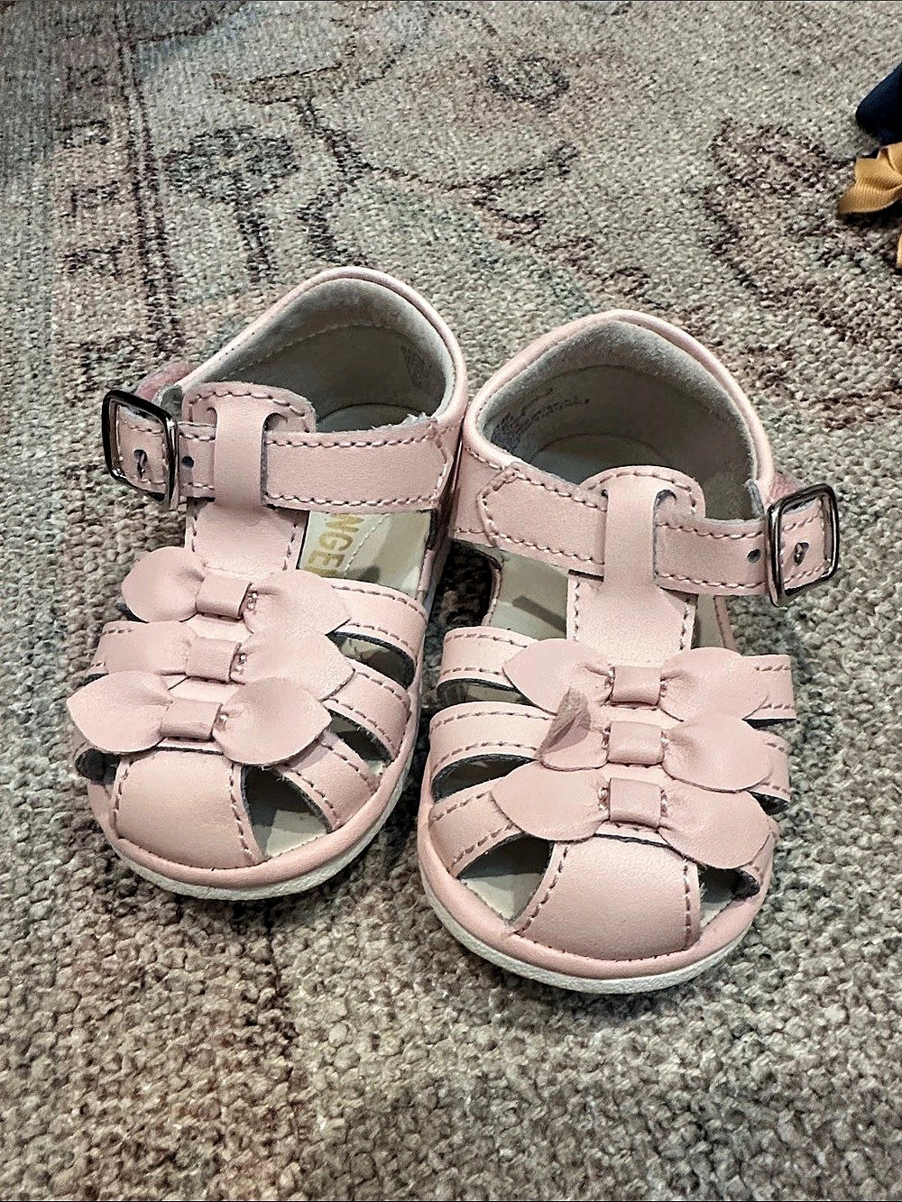 Angel Pink Flower Sandals Kids 2